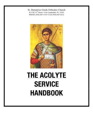 The Acolyte Service Handbook