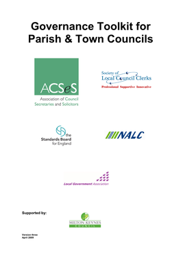 Toolkit for Parish and Town Councils