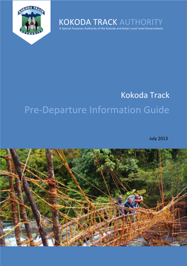 Kokoda Track Pre-Departure Information Guide