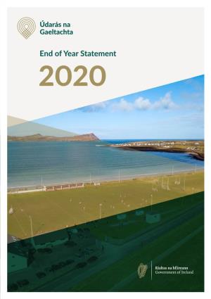 End of Year Statement 2020