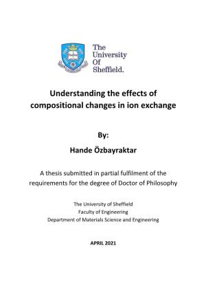 Understanding the Effects of Compositional Changes in Ion Exchange