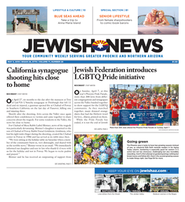 California Synagogue Shooting Hits Close to Home Jewish Federation