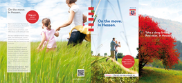 On the Move. in Hessen. Map with Tourist Attractions on the Move