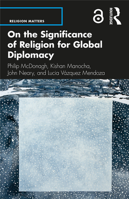 On the Significance of Religion for Global Diplomacy