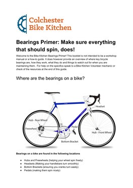 Bearings Primer