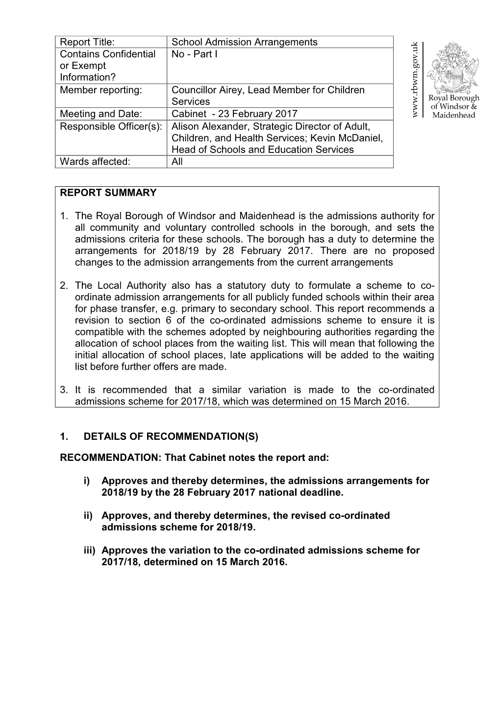 School Admission Arrangements PDF 510 KB