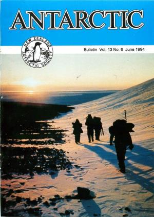 Bulletin Vol. 13 No. 6 June 1994 Voilodvlnv Antarctic Vol