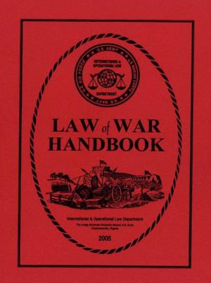 Law of War Handbook 2005