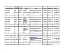 NC Media Contacts