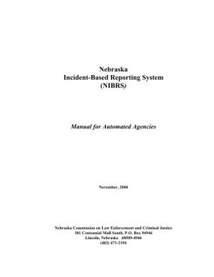 Nebraska Incident-Based Reporting System (NIBRS)