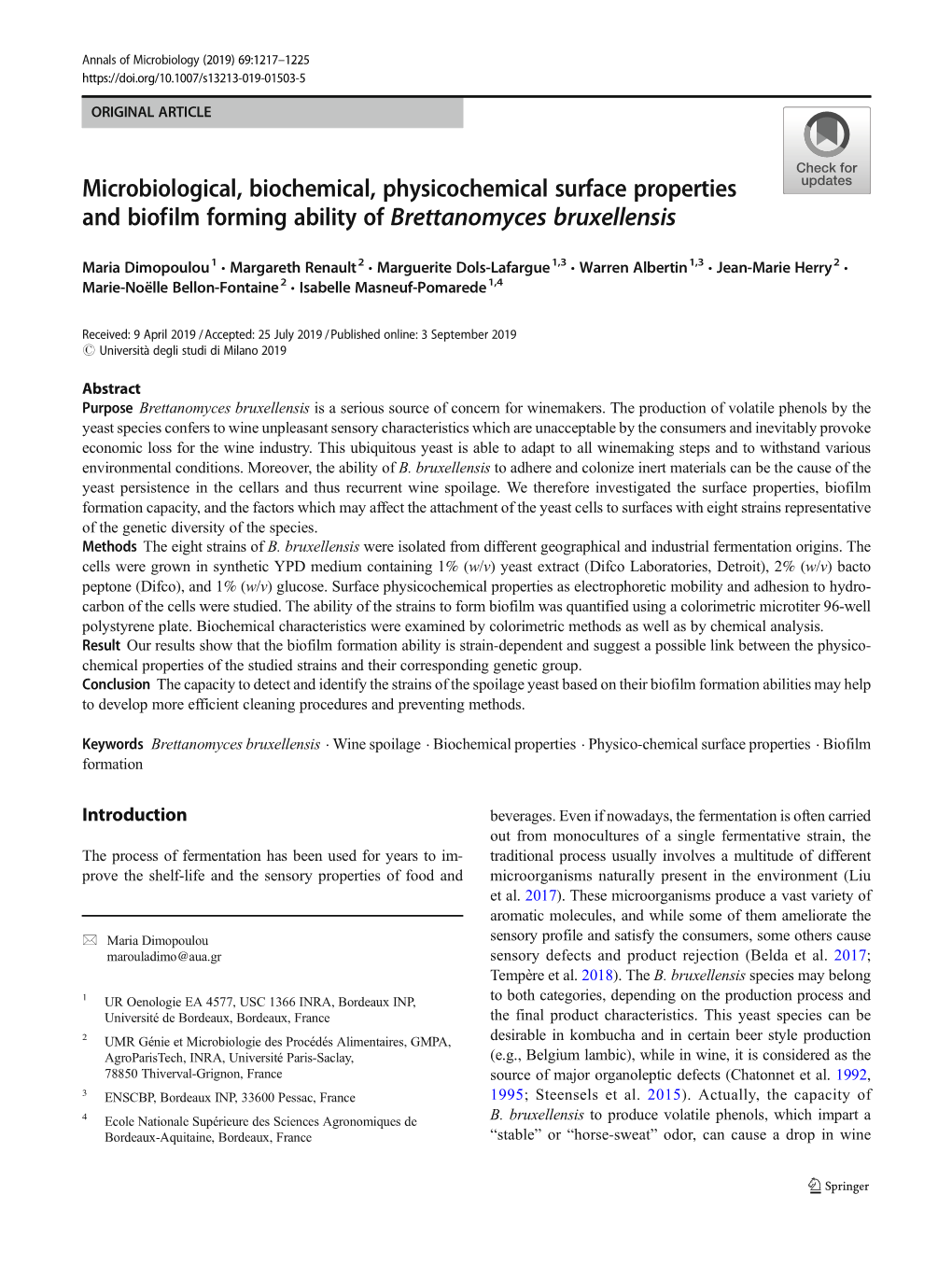 Brettanomyces Bruxellensis