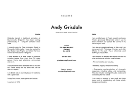 Andy Grisdale