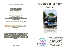 A Guide to London Transit