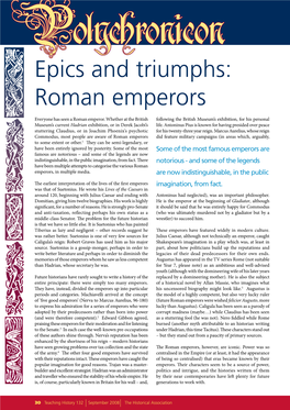 Epics and Triumphs: Roman Emperors