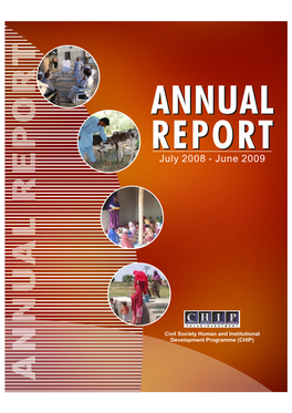 4Th Annual Report July 2008-June 2009