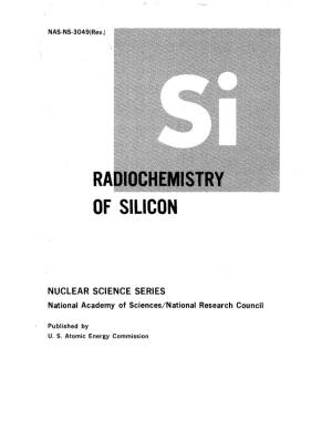 The Radiochemistry of Silicon
