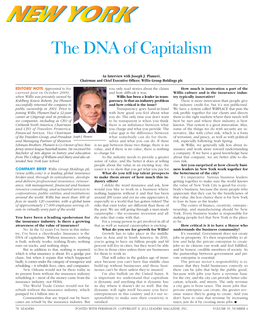 The DNA of Capitalism