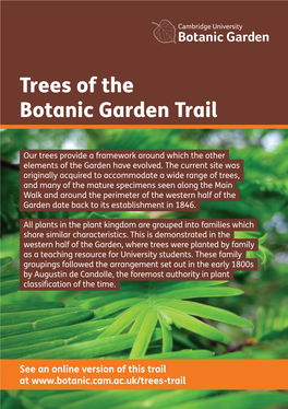 Trees of the Botanic Garden Trail