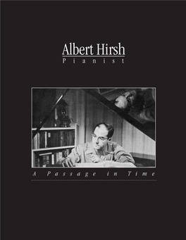 Albert Hirsh – Pianist