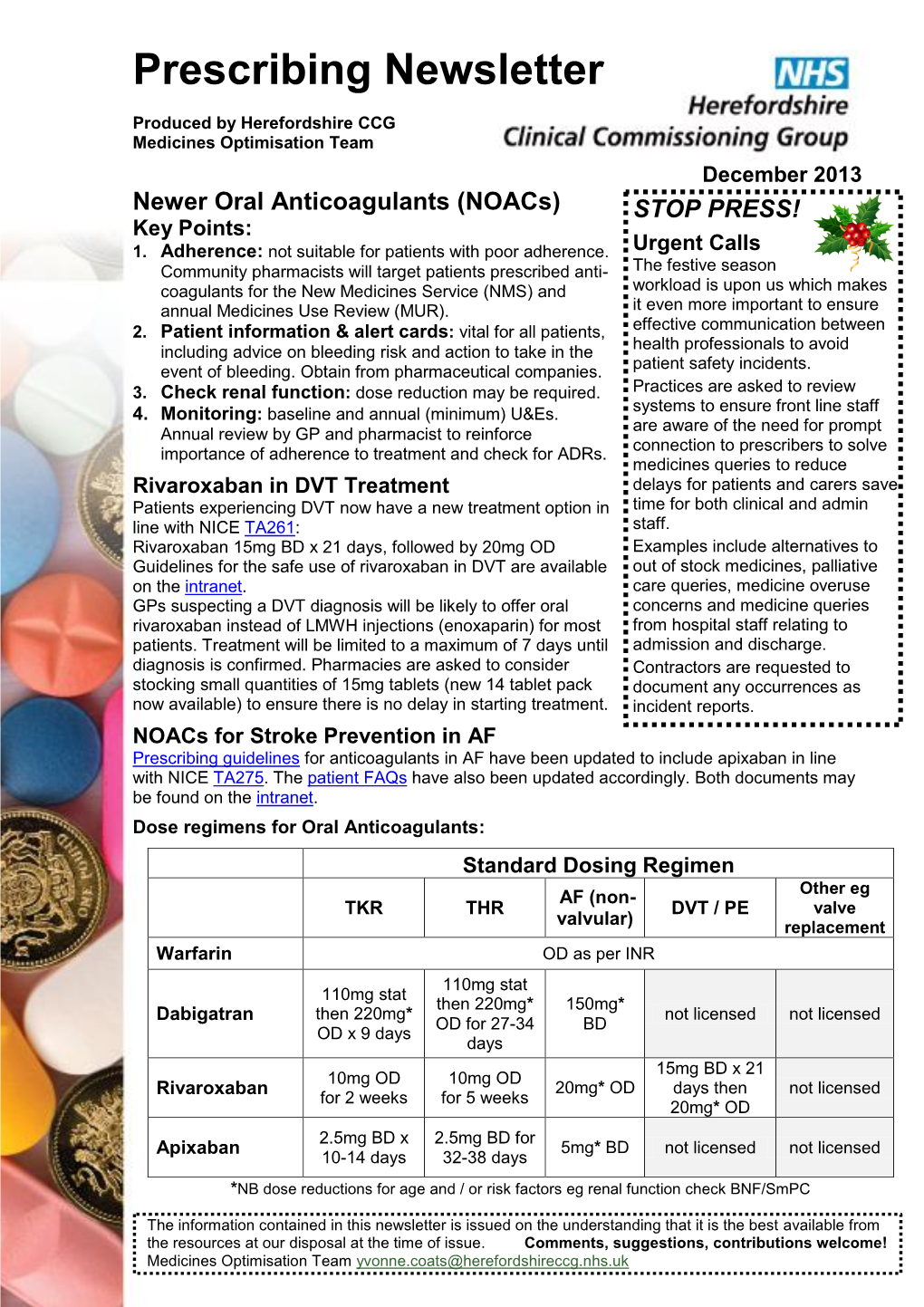 Prescribing Newsletter