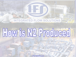 How Is Industrial Nitrogen Gas (N2) Produced/Generated?