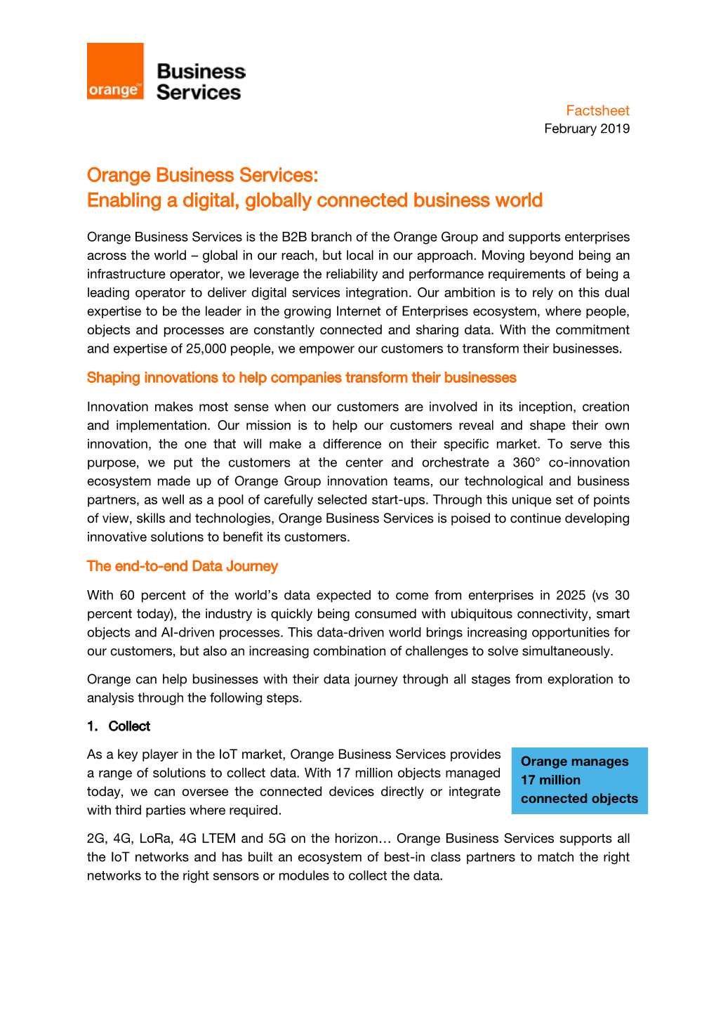Orange Business Services: Enabling a Digital, Globally Connected Business World
