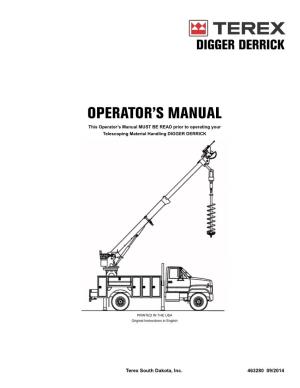 Operator's Manual for Complete Instructions