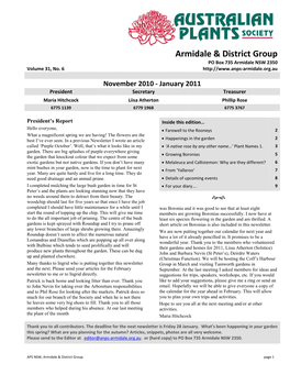 Armidale & District Group