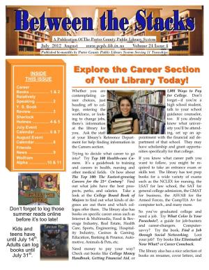 Explore the Career Section of Your Library Today!