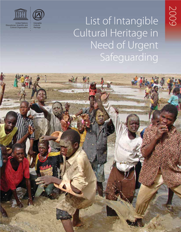 List of Intangible Cultural Heritage in Need of Urgent Safeguarding, 2009