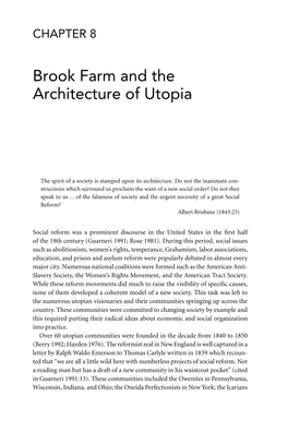 Brook Farm and the Architecture of Utopia