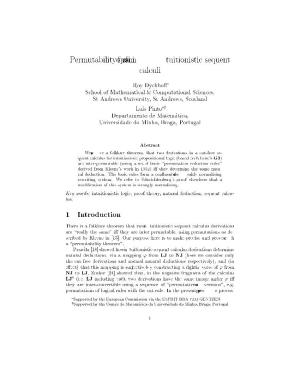 Permutability of Proofs in Intuitionistic Sequent Calculi
