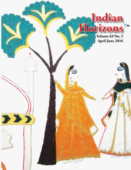 Indian Horizons Volume 63 No