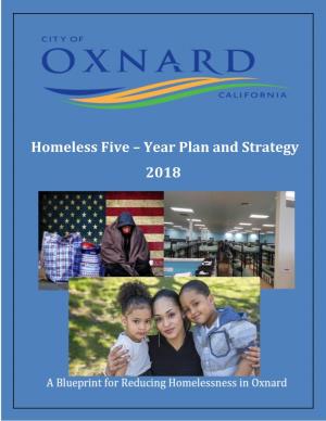 Homeless Five – Year Plan and Strategy 2018