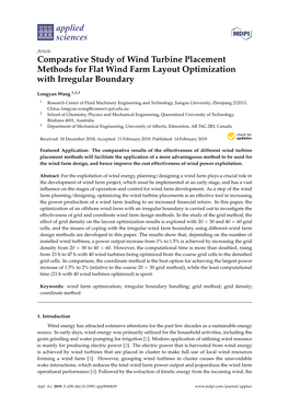 Comparative Study of Wind Turbine Placement Methods for Flat Wind Farm Layout Optimization with Irregular Boundary