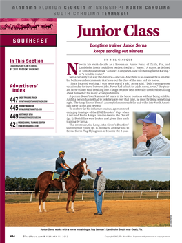 Bloodhorse Article on Junior Serna