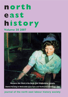 North East History 38 2007 History Volume 38 2007