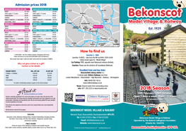 Bekonscot Model Village & Railway