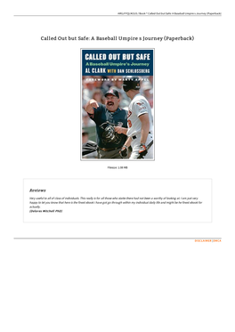 A Baseball Umpire S Journey (Paperback)