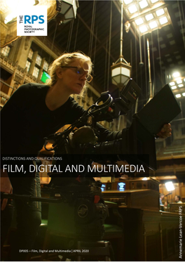 Film, Digital and Multimedia Distinctions and Qualifications