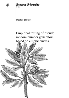 Empirical Testing of Pseudo Random Number Generators Based on Elliptic Curves