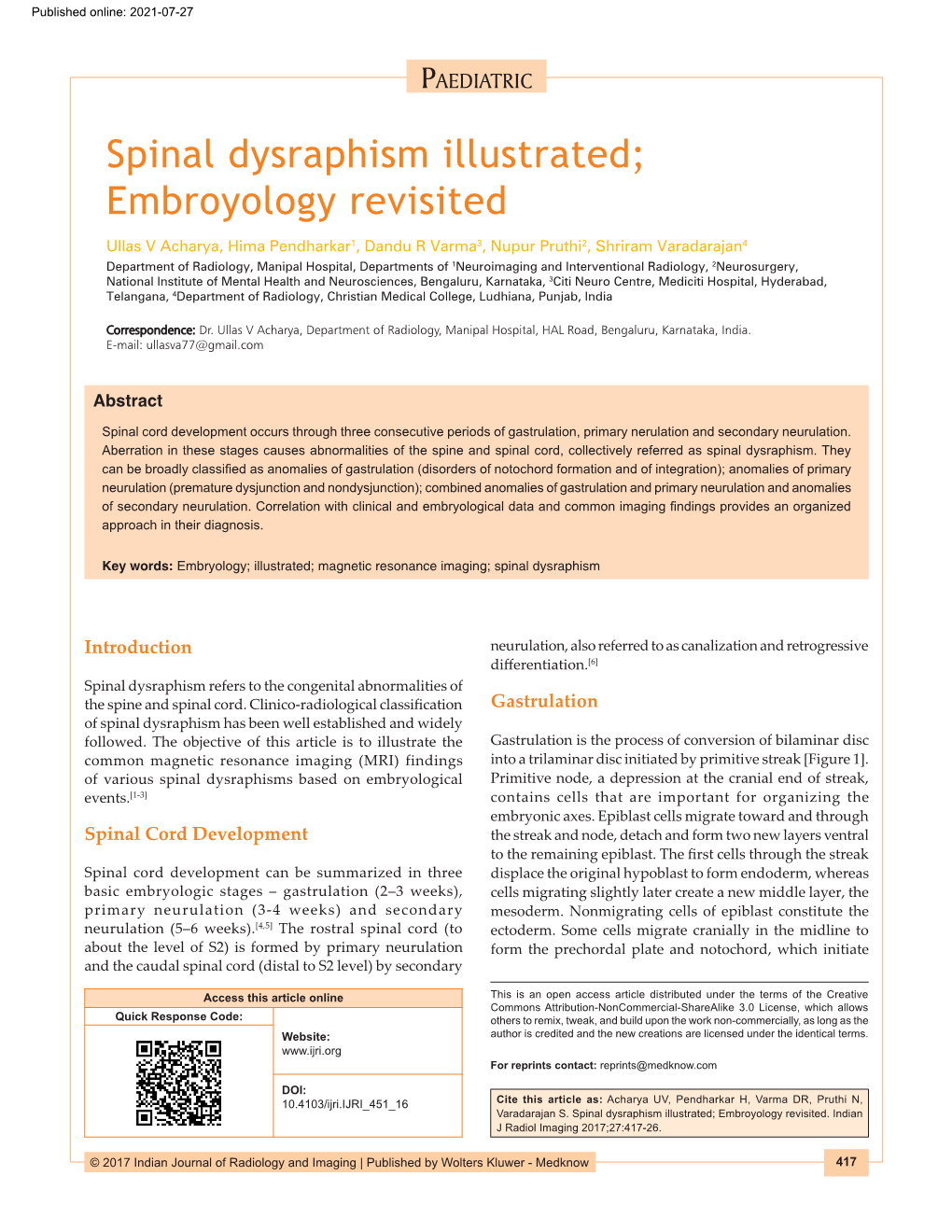 Spinal Dysraphism Illustrated