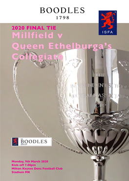 Cup Final Programme