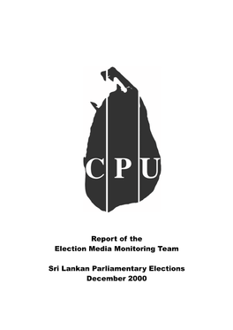 SL Election Media Monitoring Report.Pub