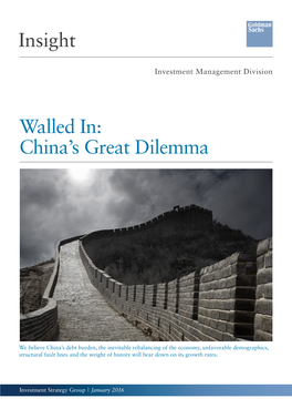 China's Great Dilemma