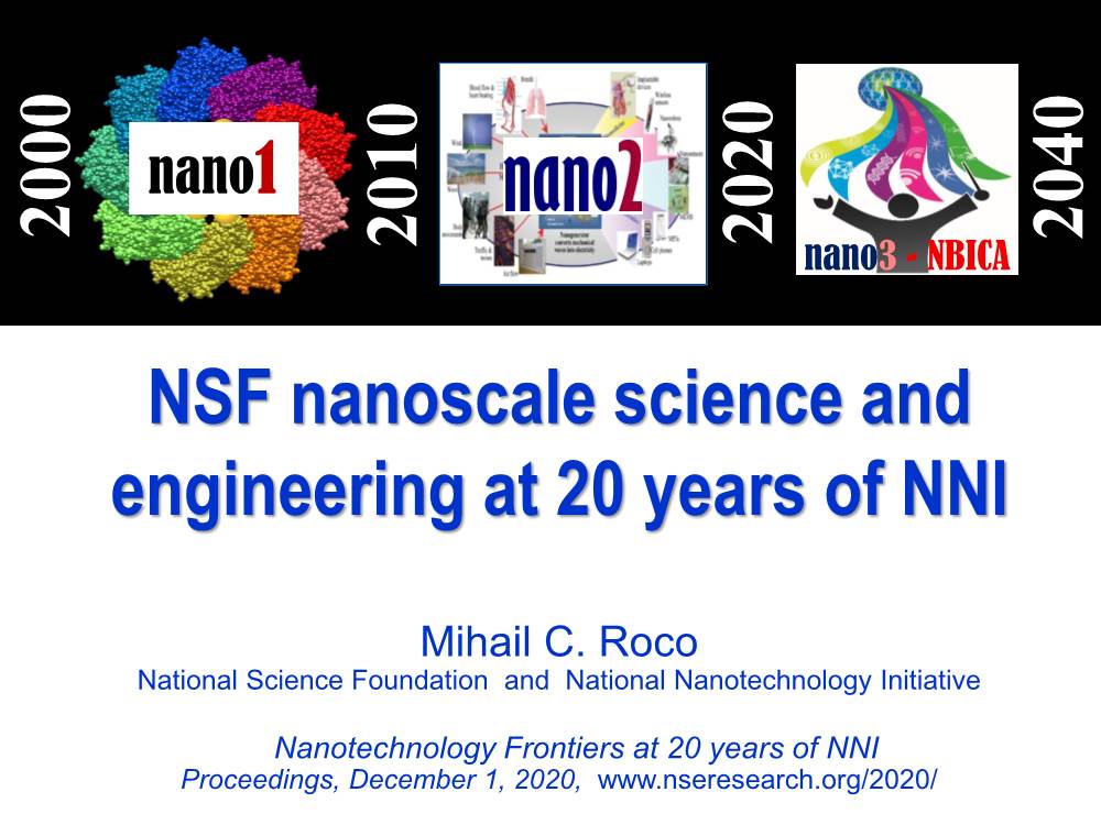 NSF Nanoscale Science and Engineering at 20 Years of NNI