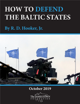 HOW to DEFEND the BALTIC STATES by R