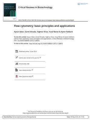Flow Cytometry: Basic Principles and Applications