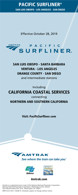 Pacific Surfliner-San Luis Obispo-San Diego-October282019