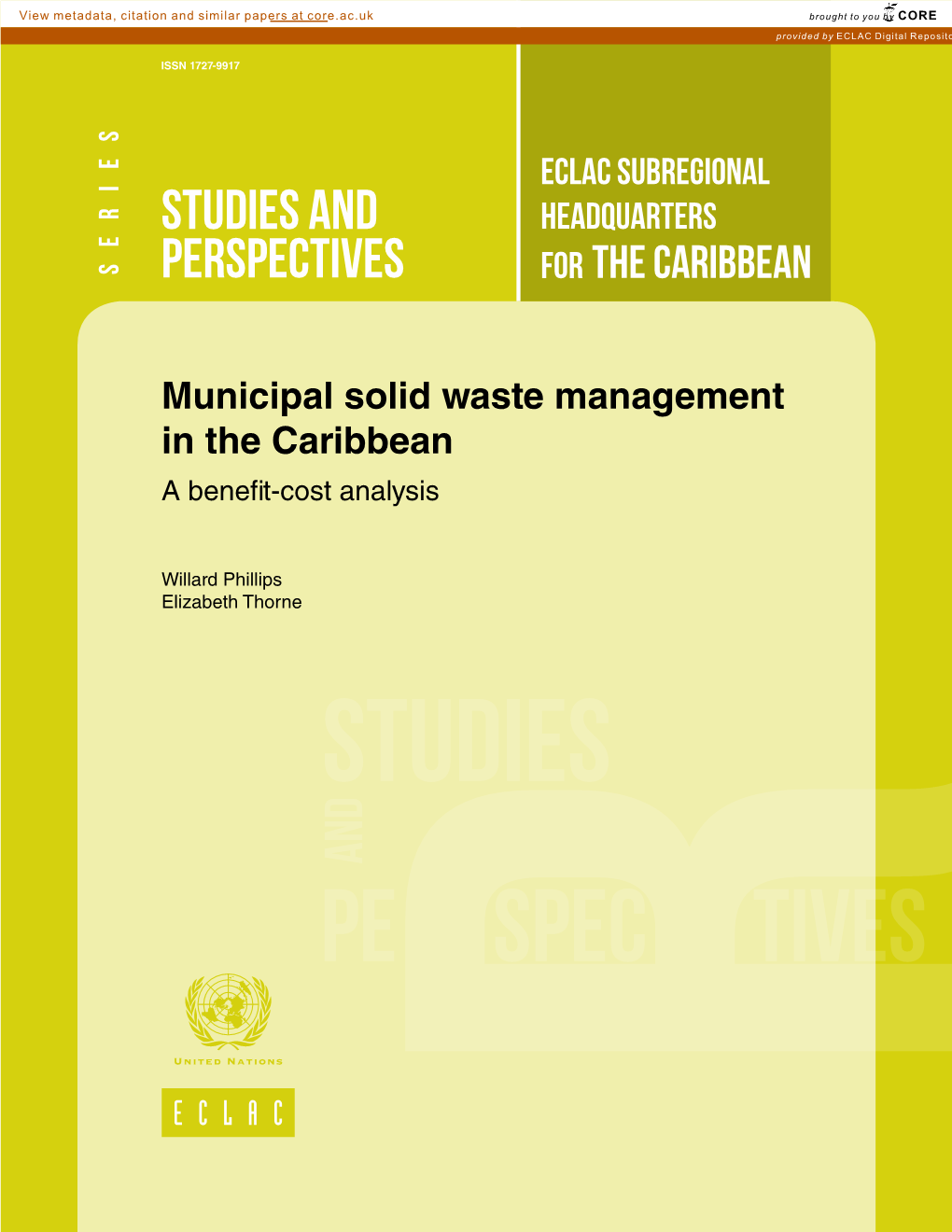 22 Municipal Waste Management in the Caribbean FINAL